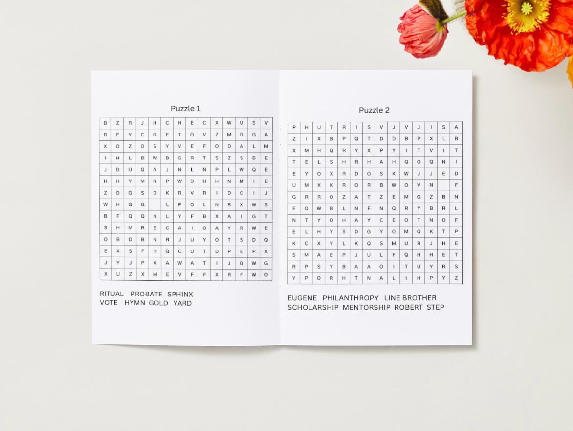 Alpha Phi Alpha Word Search | Digital Download - Etsy