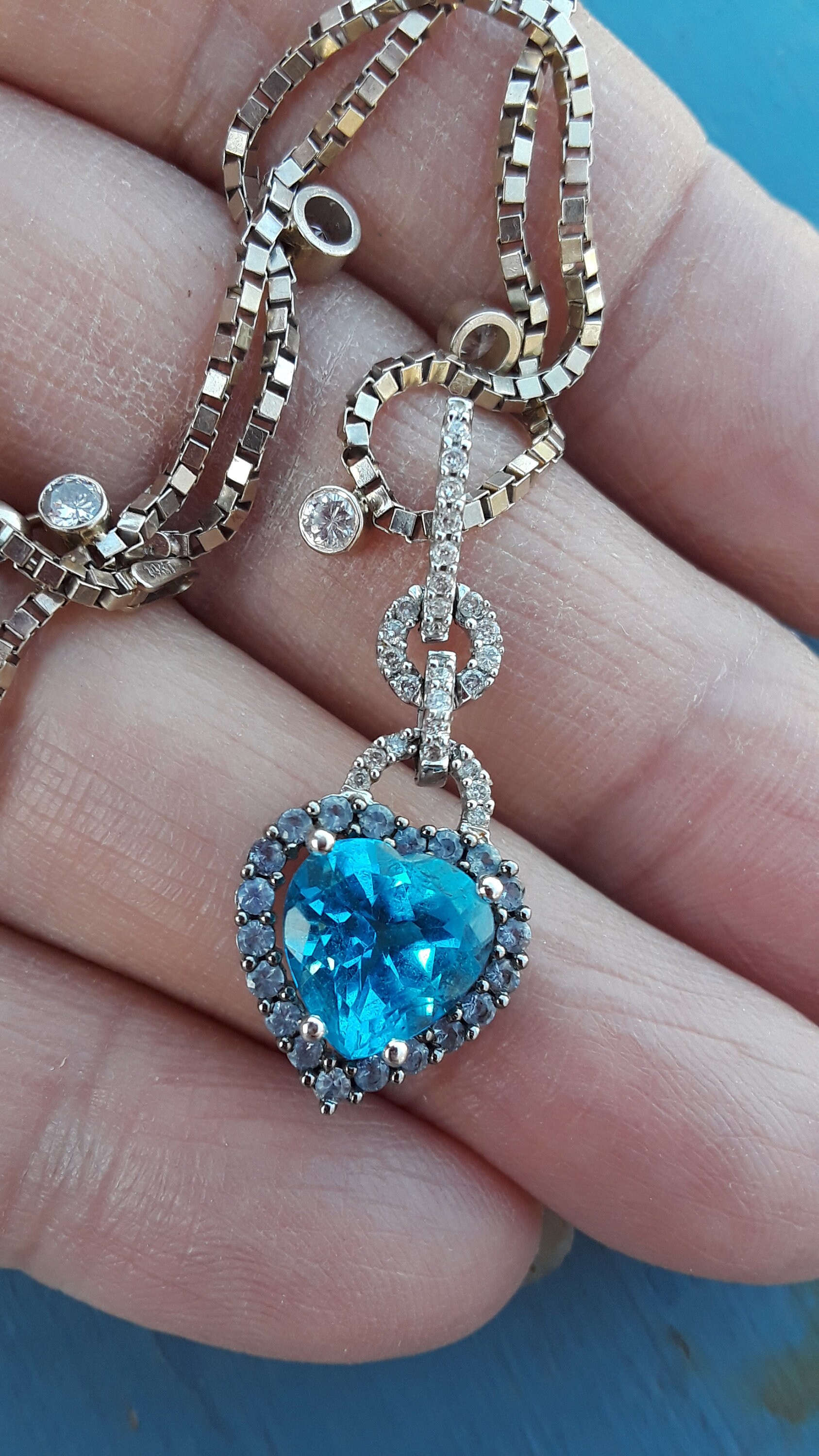 Costco topaz necklace new arrivals