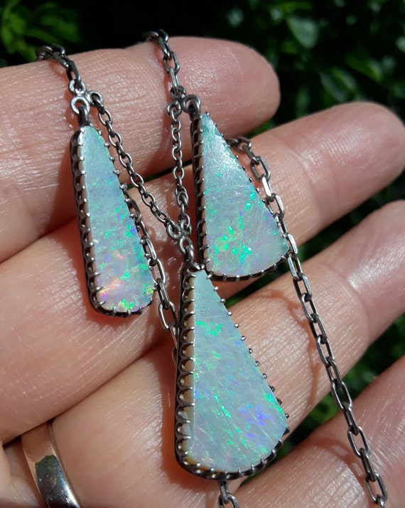SOLD SOLD Australian Opal Necklace Fabulous One O… - image 1