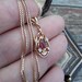 14k Gold Diamond Natural Ruby Pendant and Chain Necklace Fabulous - Etsy