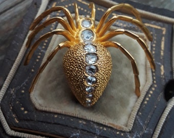 faberge spider brooch
