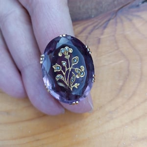 Amethyst intaglio - Etsy 日本