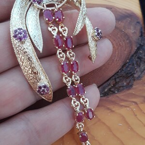 14k Gold Ruby Pendant Custom Made One of A Kind Fabulous 20 Grams VIDEO ...