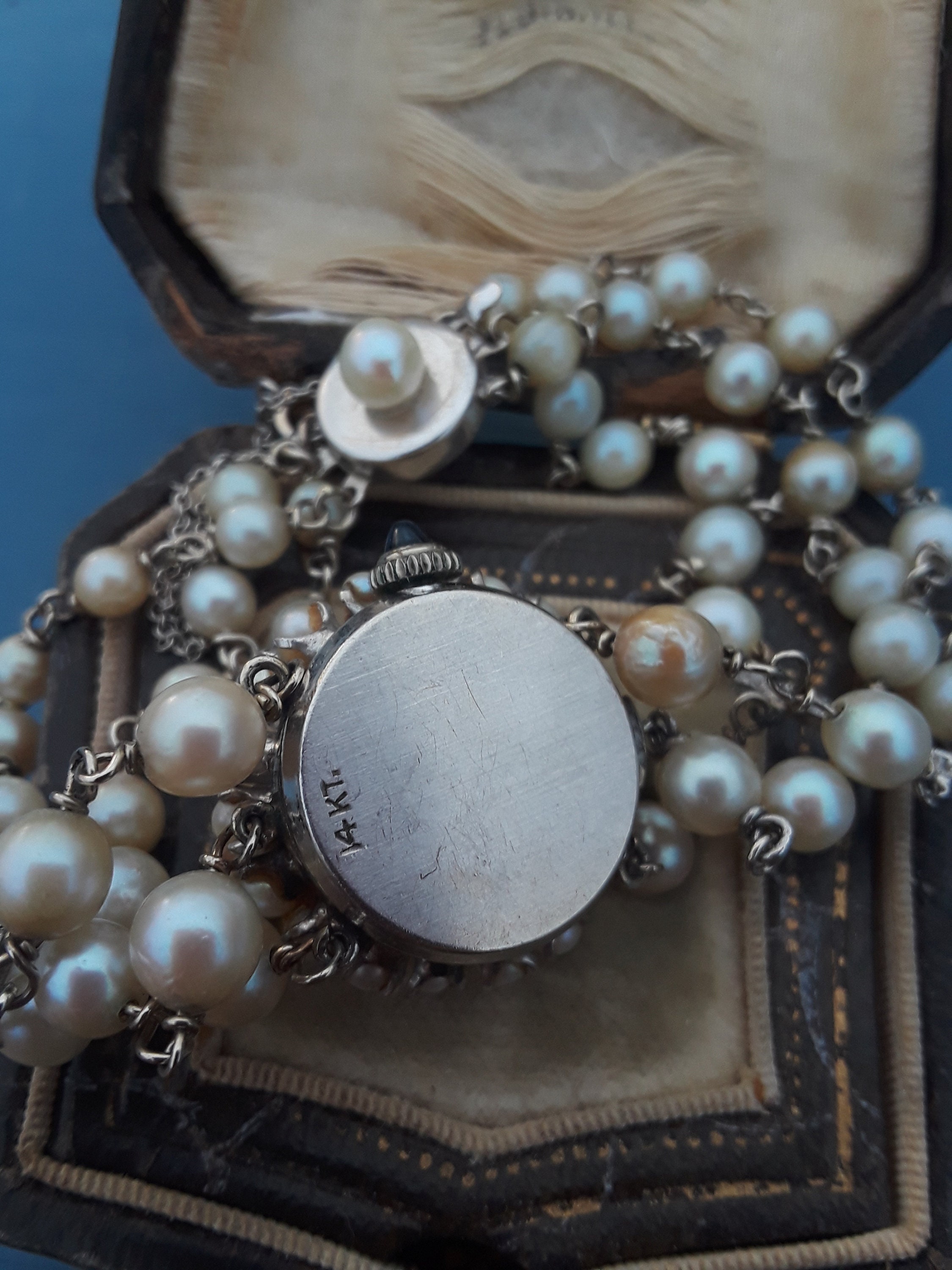 Victorian 14k Gold Diamond Pearl Swiss Women Watch Fabulous - Etsy