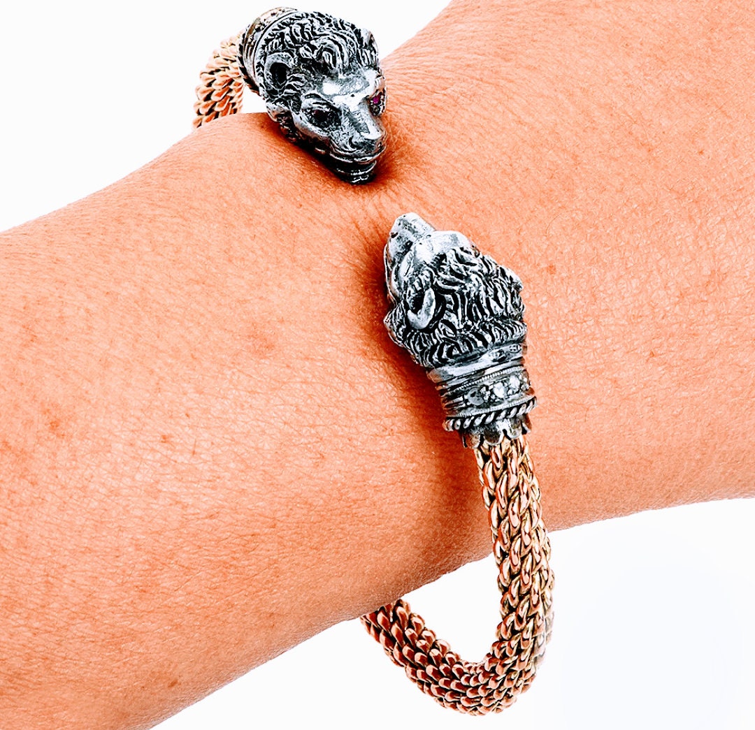 lenny silver Narrow Eagle Head Bangle バングル/リストバンド