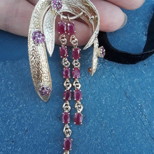 14k Gold Ruby Pendant Custom Made One of A Kind Fabulous 20 Grams VIDEO ...