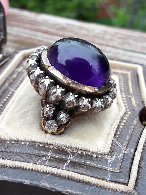 Georgian amethyst ring discount