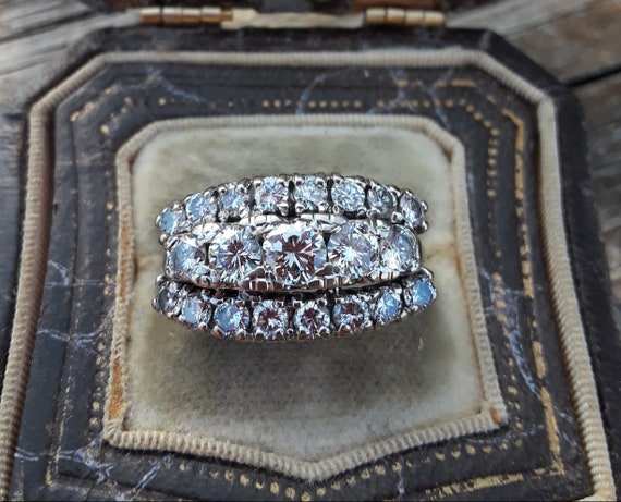 14k Gold 2.25ct Diamond Wedding Engagement Ring B… - image 2