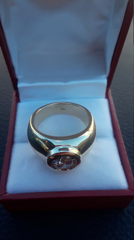 14k Gold 2ct Diamond Solitaire Wedding Engagement… - image 4