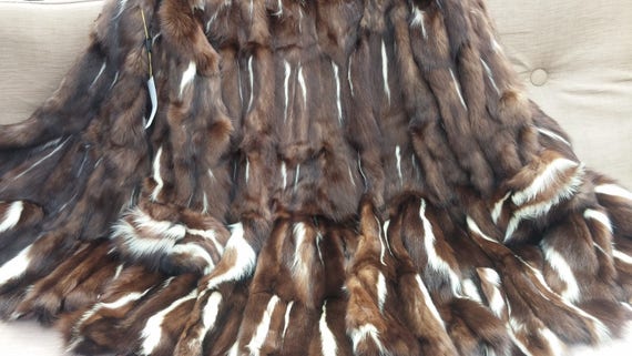 skunk fur coat