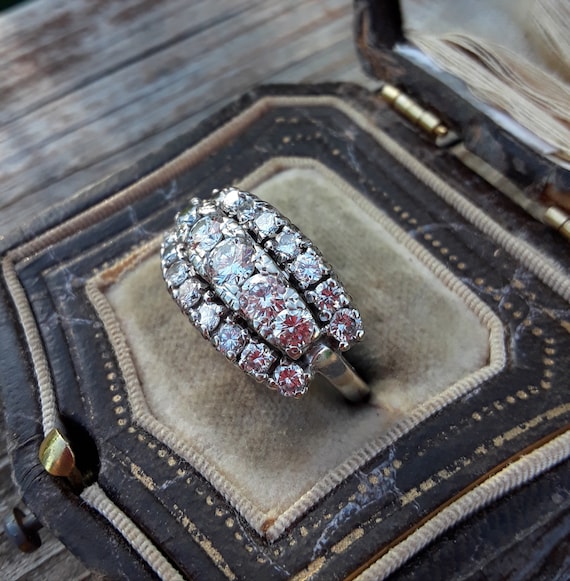 14k Gold 2.25ct Diamond Wedding Engagement Ring B… - image 4