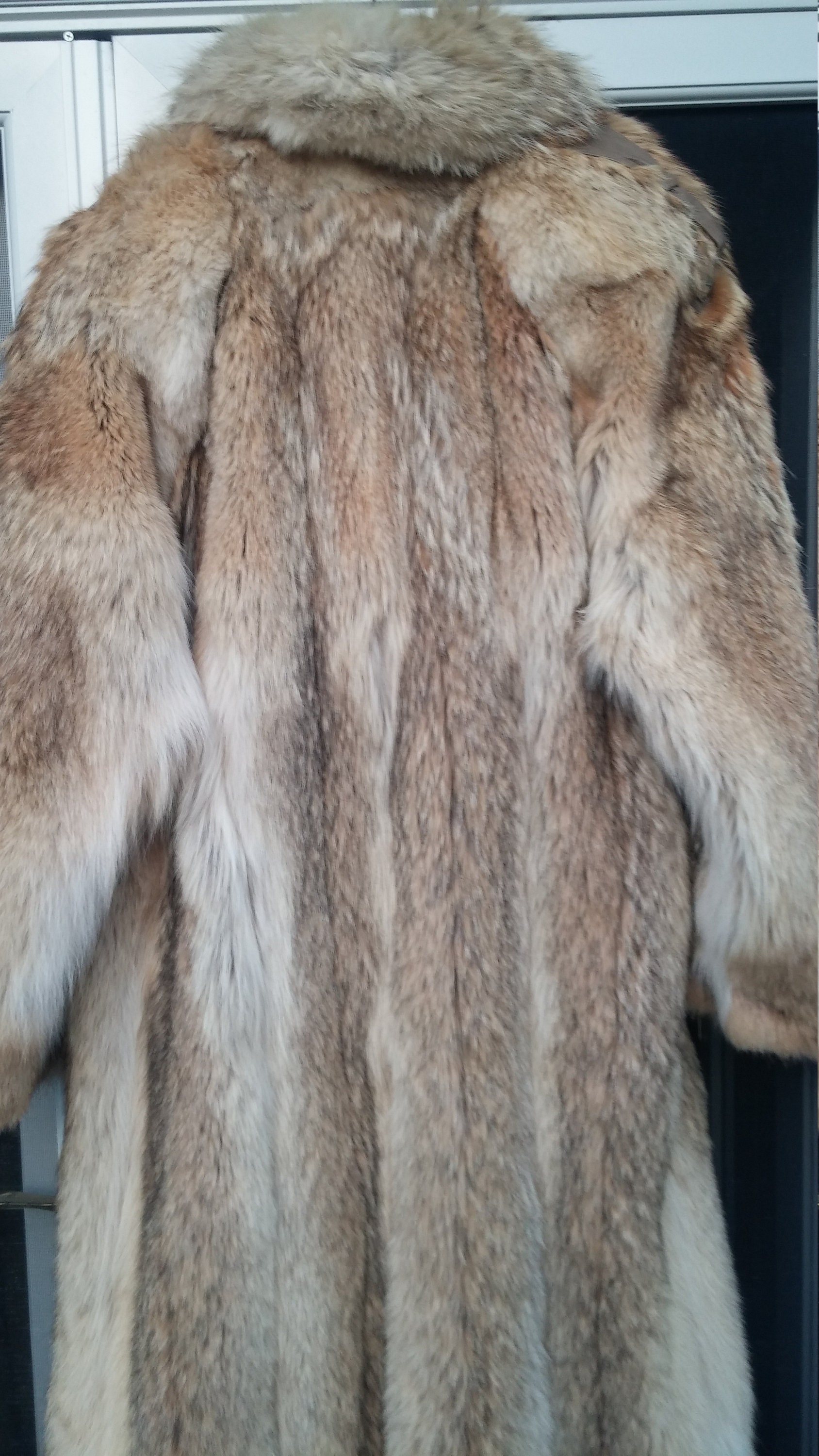 Fox Fur Coat With Leather Tream XL Stunning Full Pelts UNISEX - Etsy