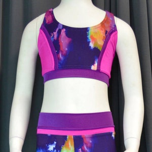 Rasta Clour Racer Back Top Print main image 1