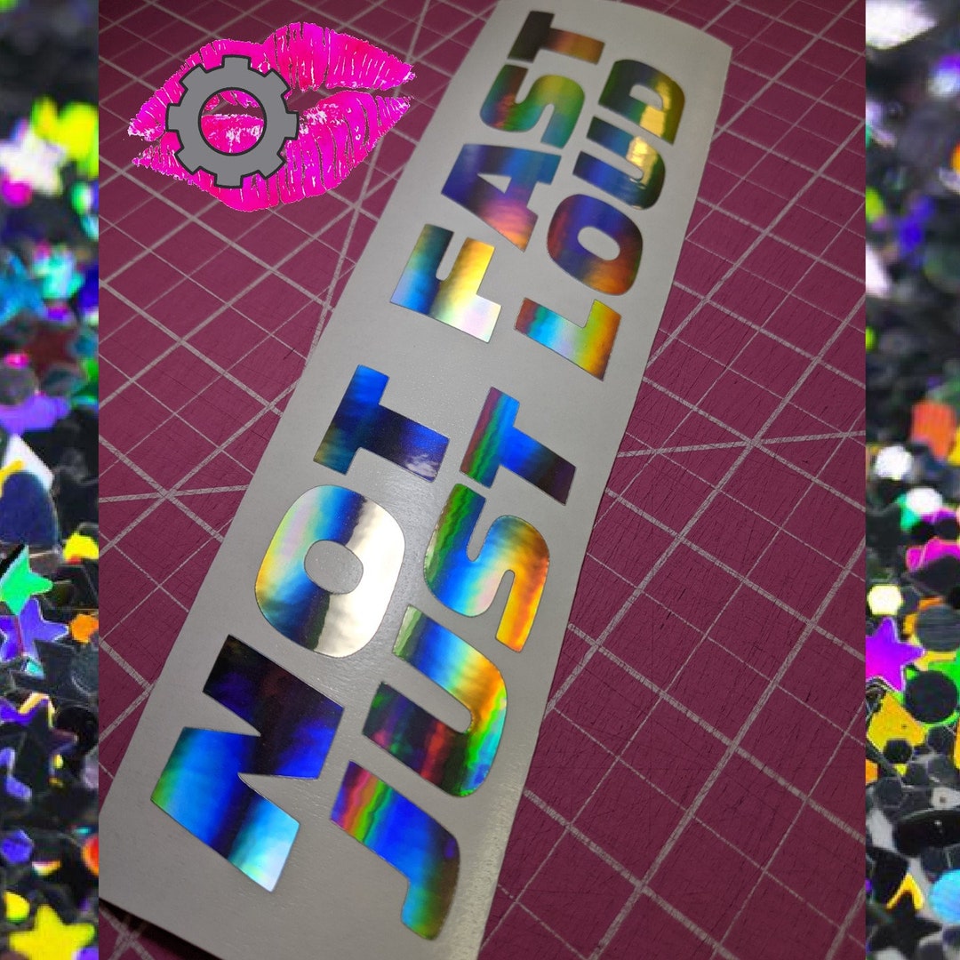 Not Fast Just Loud Decal Sticker Jdm Decal Jdm Sweetheart Female Car