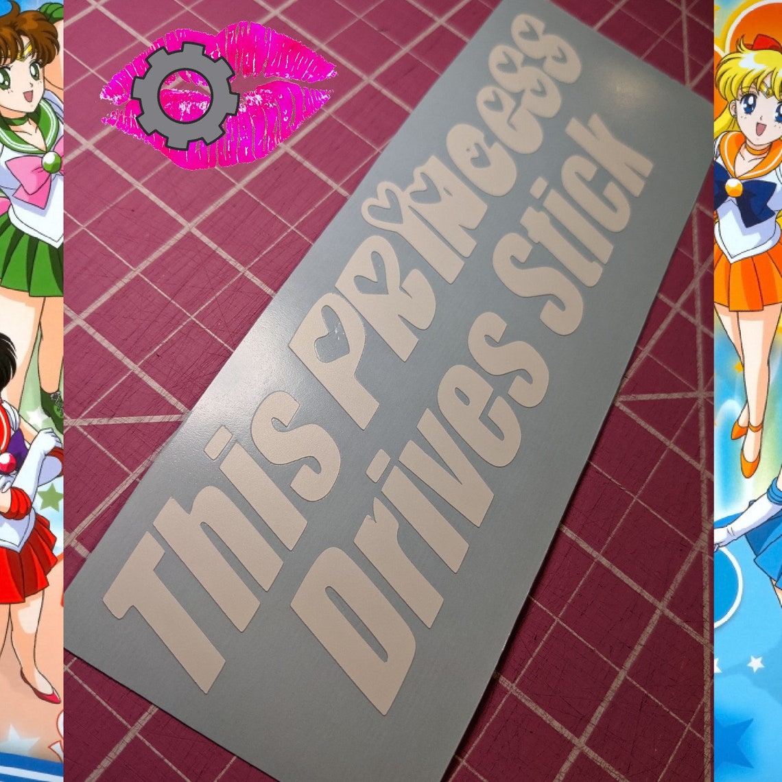 This Princess Drives Stick Decal Sticker Jdm Sweetheart Female Etsy