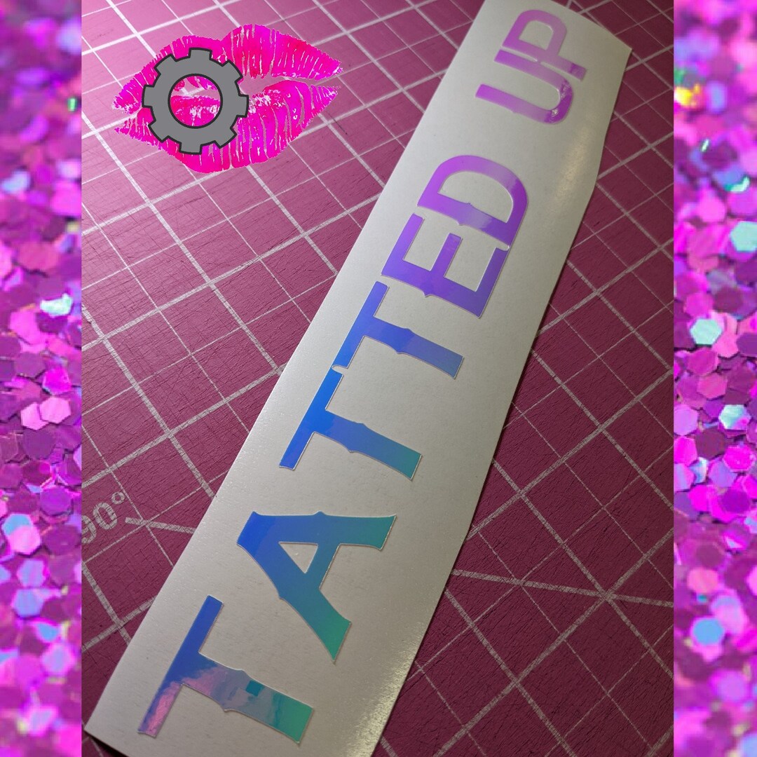 Tatted up Decal Sticker Jdm Sweetheart Female Car Enthusiast Etsy