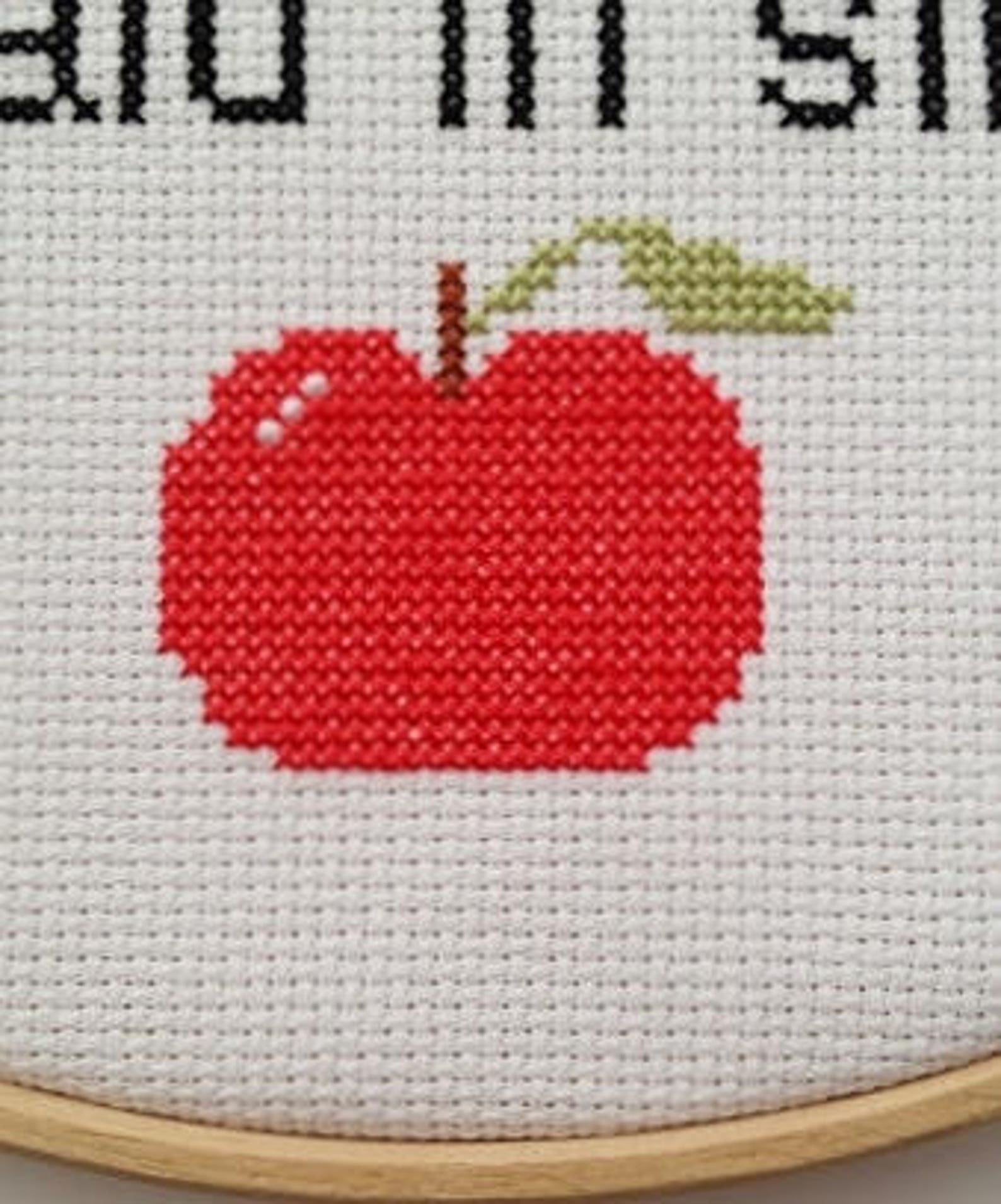 Teacher Cross Stitch Pattern Teacher Appreciation Gift Thank - Etsy