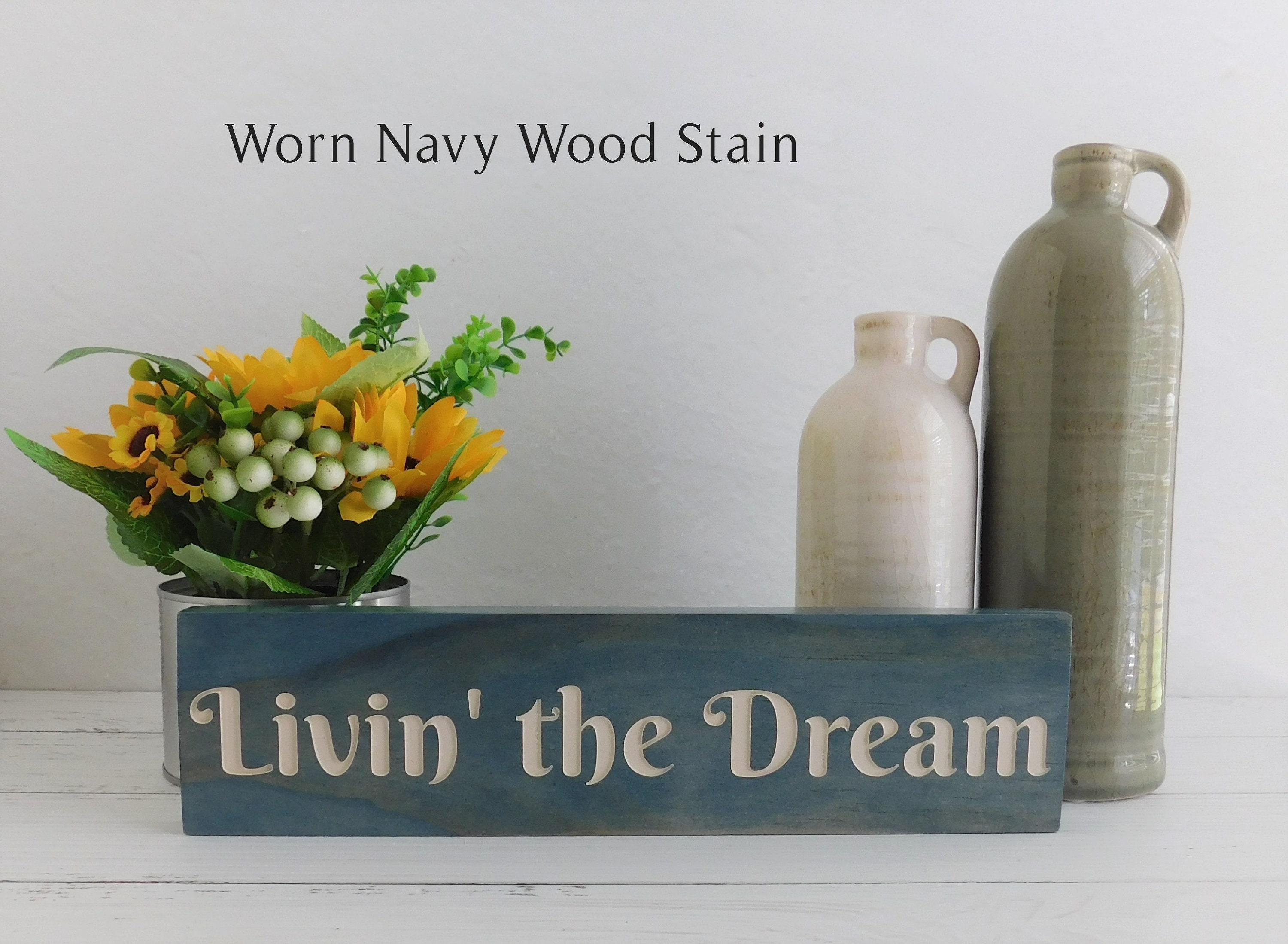 Livin&rsquo; the Dream Sign Living the Dream Inspirational Home | Etsy