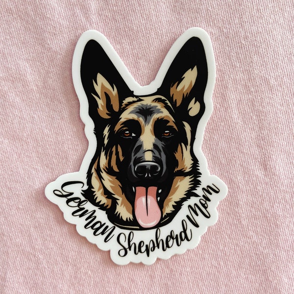 German Shepherd Mom German Shepherd Dog Mom German Shepherd Parent Doberman Lover German Shepherd Family VSCO water bottle Yeti sticker