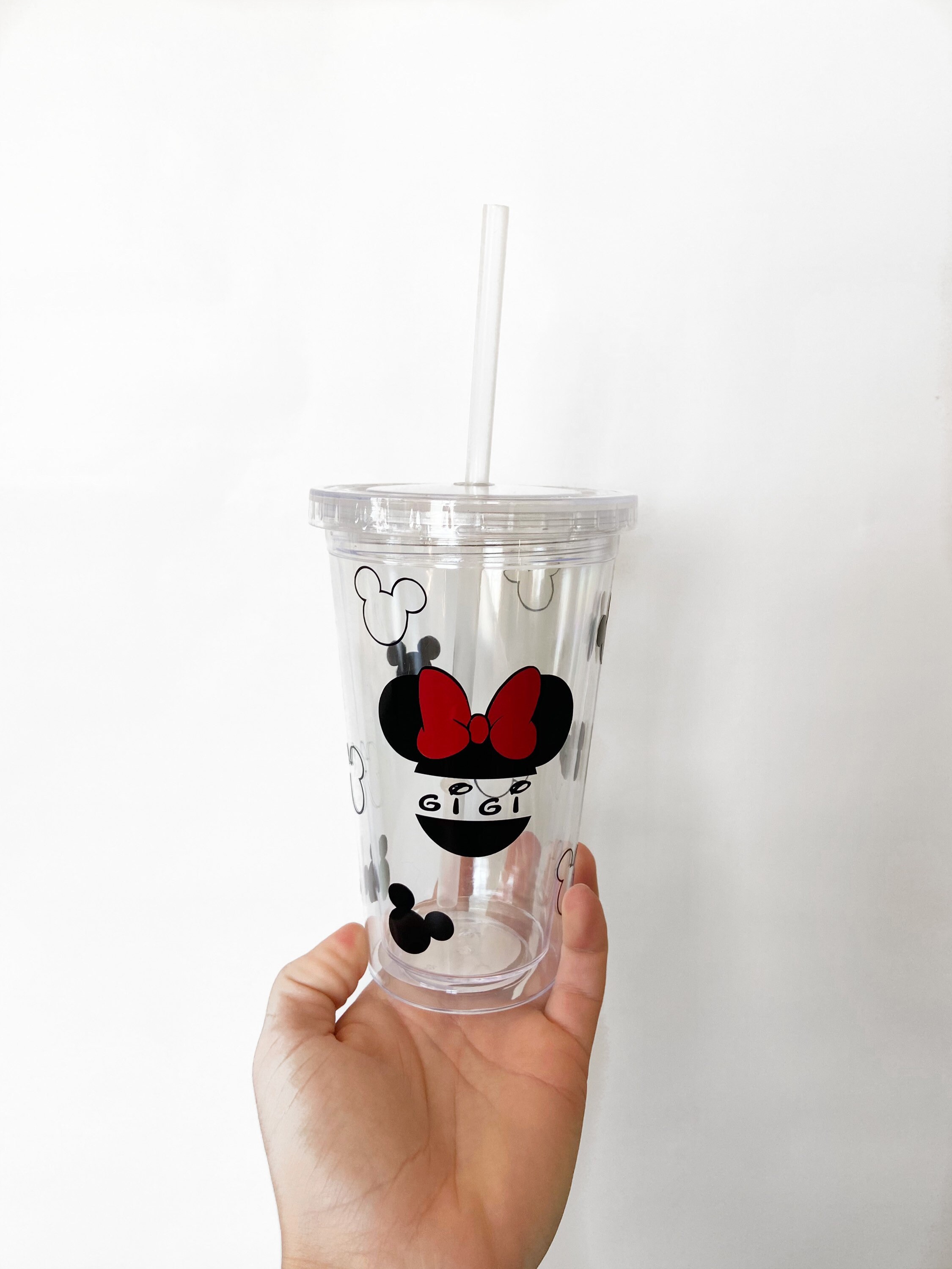 16 oz Disney Tumbler with Straw Personalized Disney Drinking Etsy