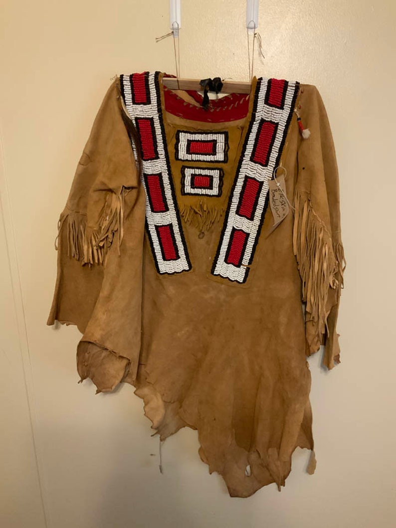 Large Elk Skin War Shirt Etsy