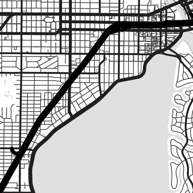 Tampa art print Tampa wall art Tampa map print Tampa poster Tampa city map Tampa gift Tampa print Tampa map poster Map of Tampa