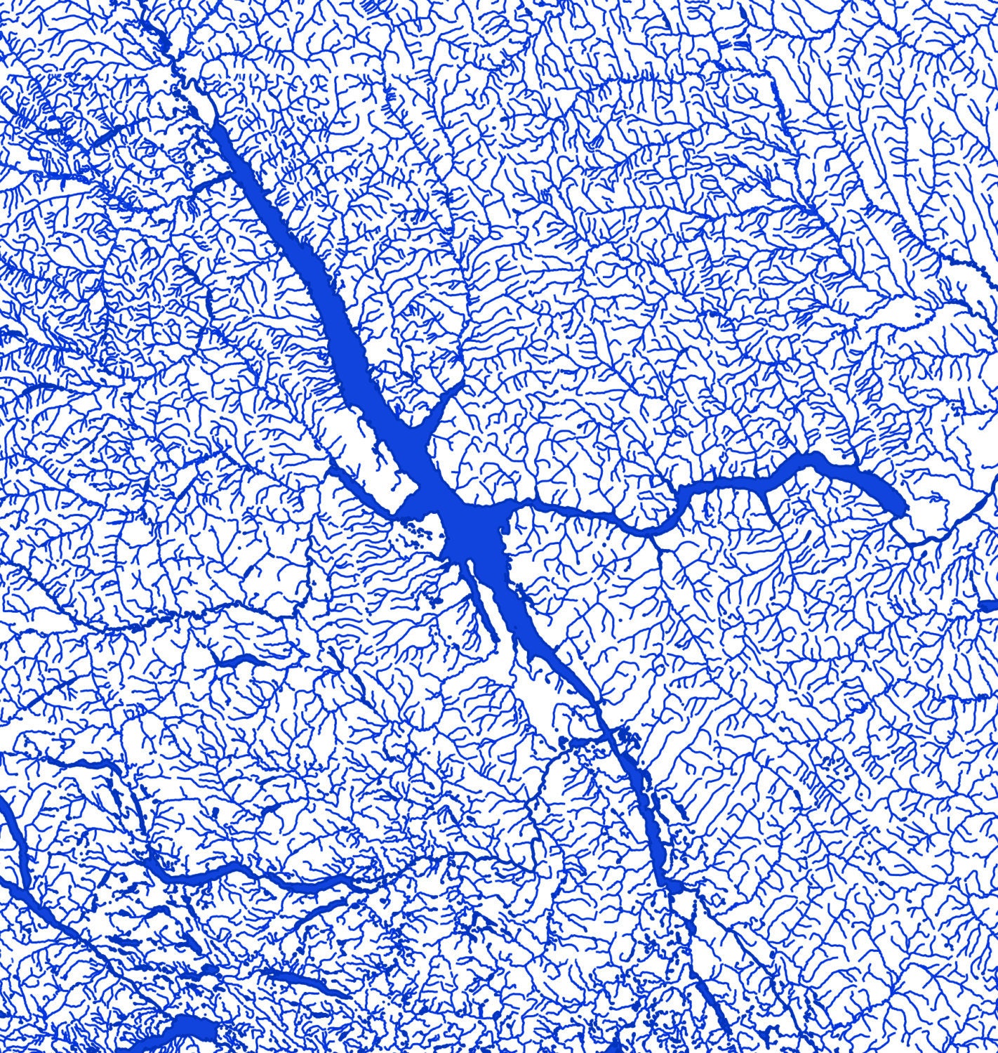 Waterways of Canada Map Poster Canada Print Canada Map - Etsy Canada