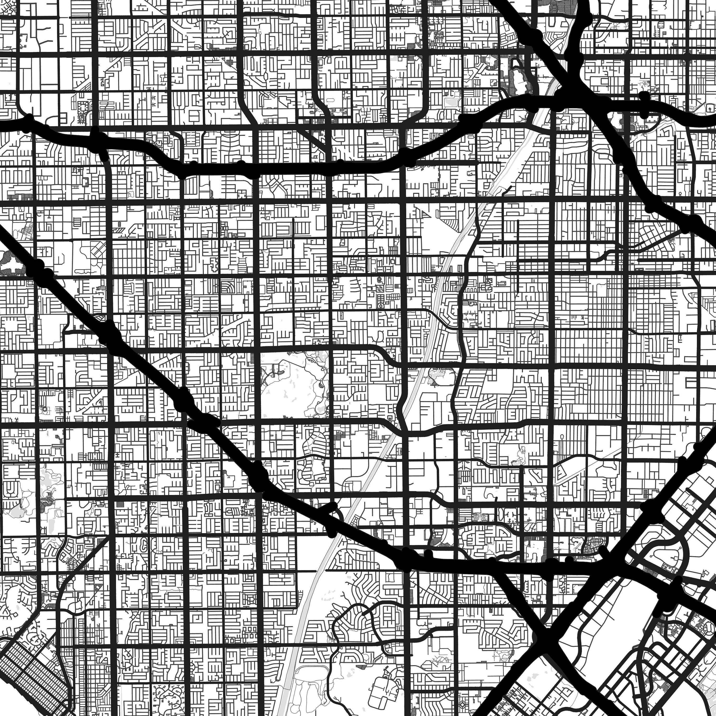 Orange County Map Print Printable Orange County Map Art OC - Etsy