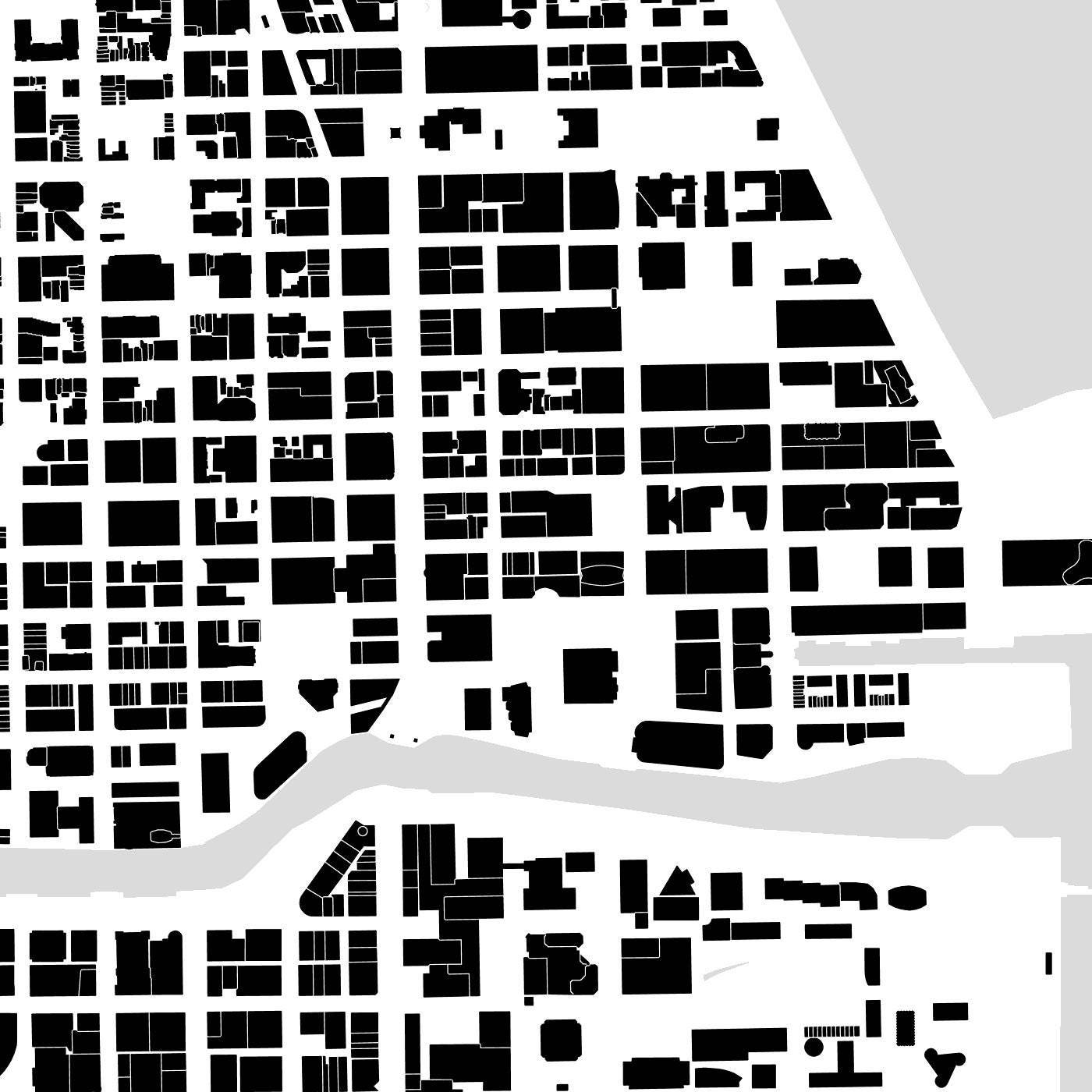 Chicago Buildings Map Print: Ultra-detailed Cityscape Wall Art - Etsy