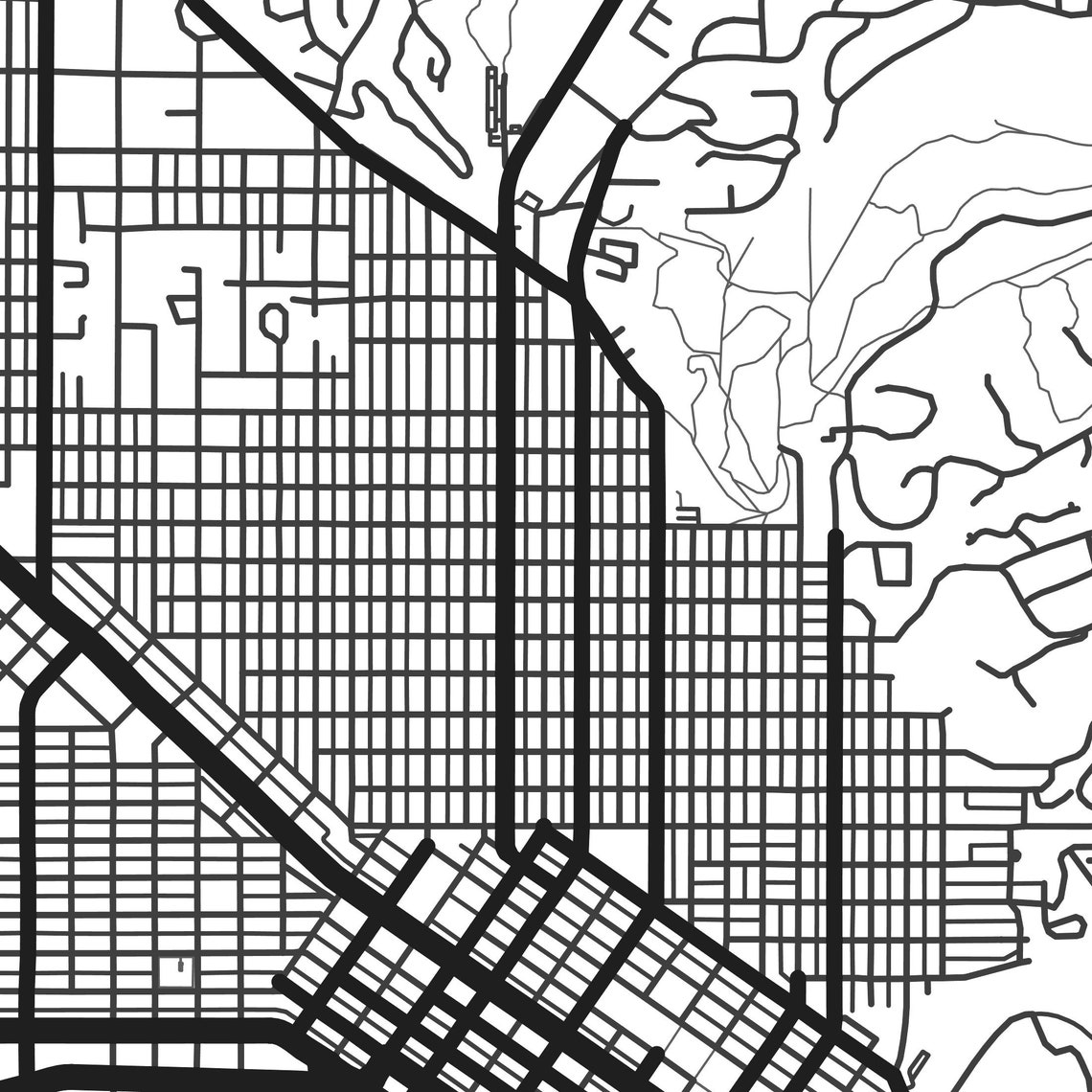 Boise Map Print Boise Print Boise City Map Boise Idaho Map | Etsy