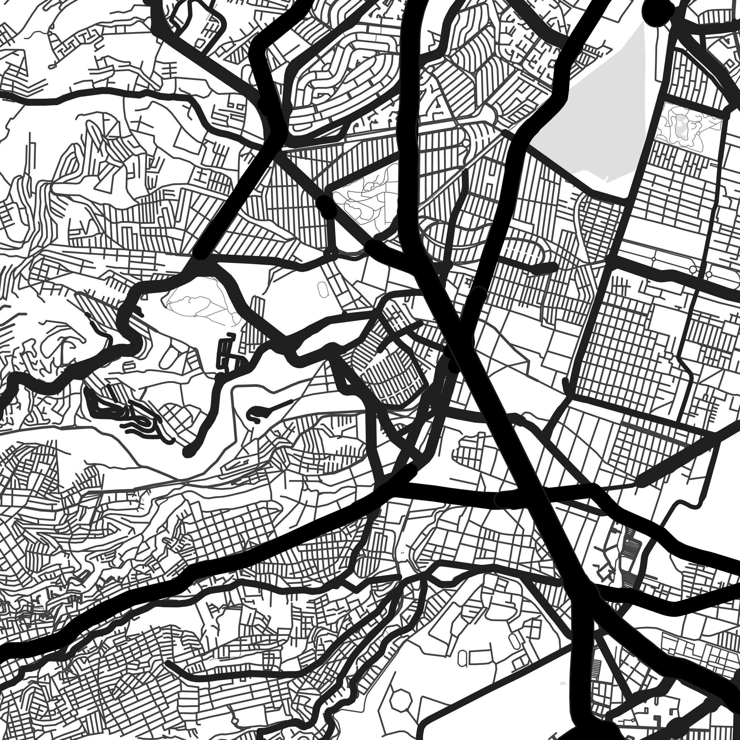 Mexico City map print Printable Mexico City map art Mexico | Etsy