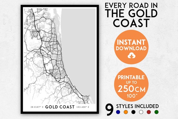 34+ Gold Coast Queensland Map Pics