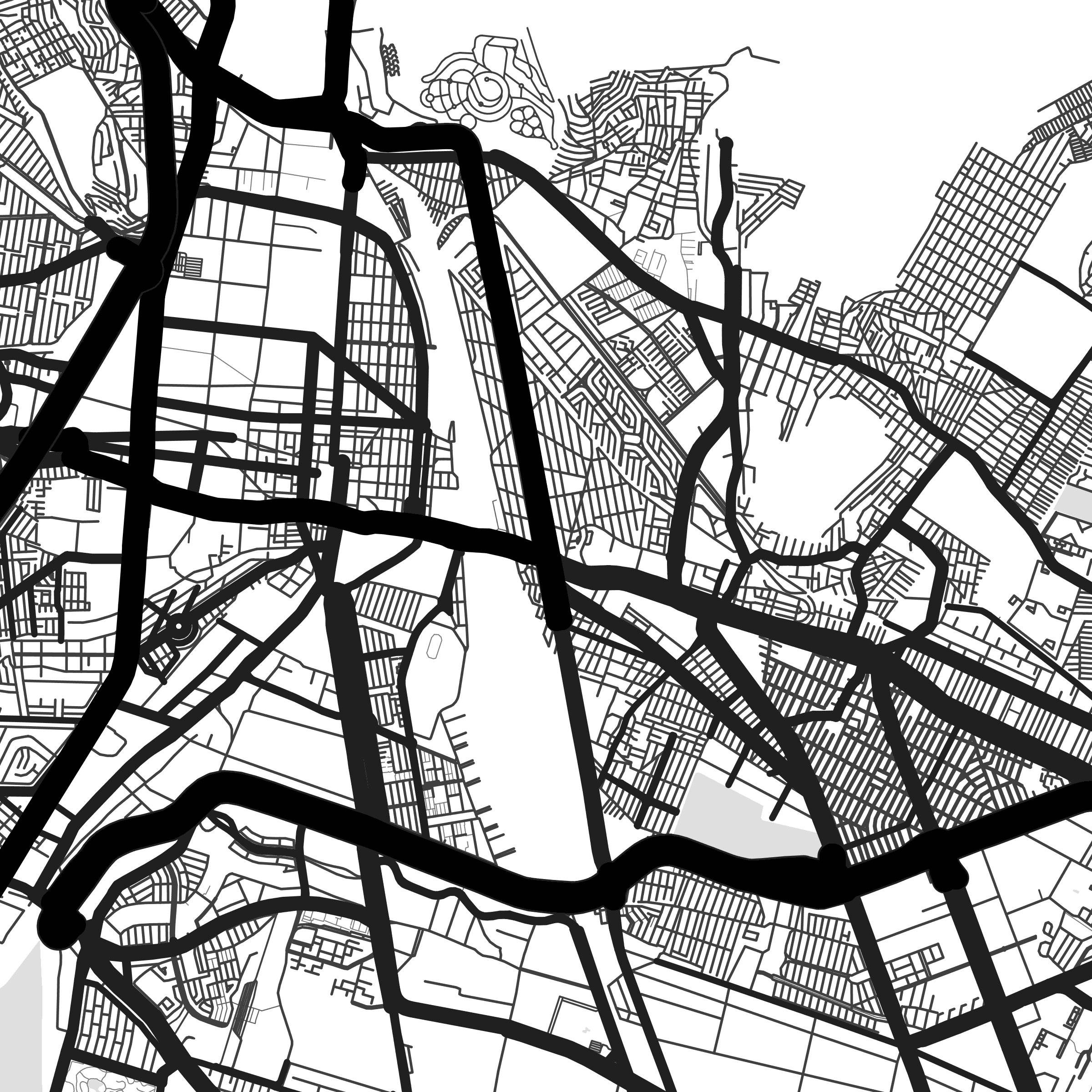 Mexico City map print Printable Mexico City map art Mexico | Etsy