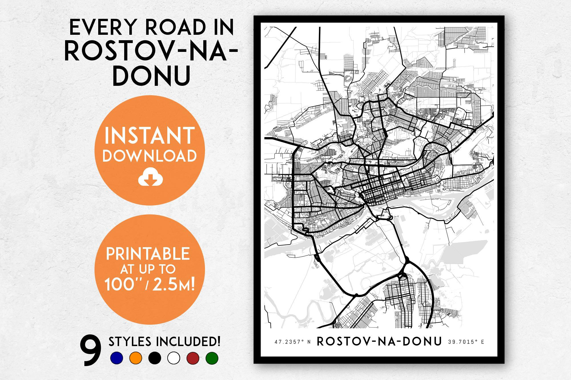 Street map Rostov na Donu pdf