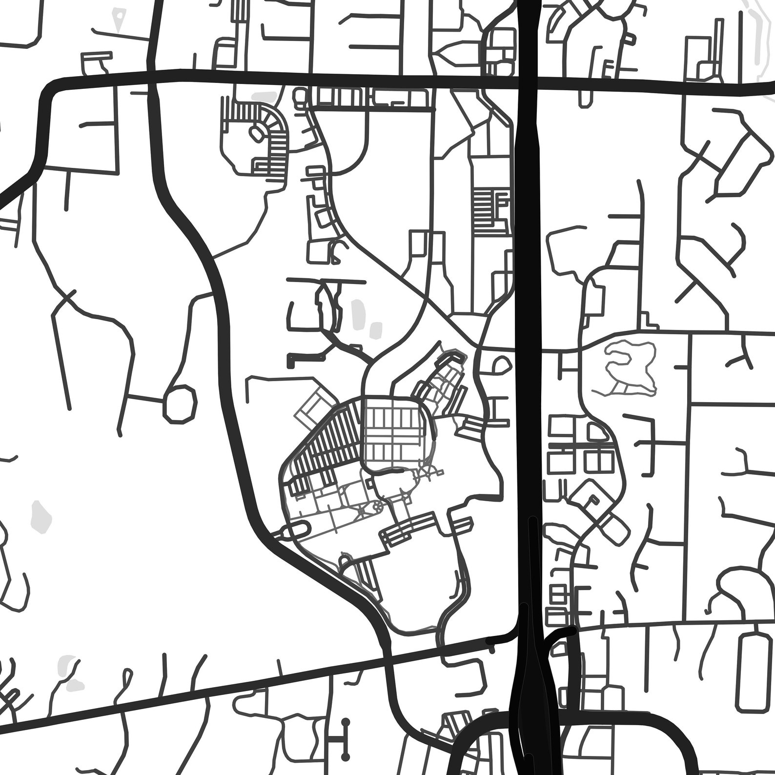 Jackson Tennessee Map Print Jackson Tennessee Print Jackson Etsy