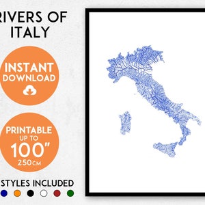 Italien Karte Druck, Italien Karte Druck, Italien Karte, Italien Karte, Italien Kunst, Italien Poster, Rom Italien Wandkunst, Italien Geschenk, Karte von Italien