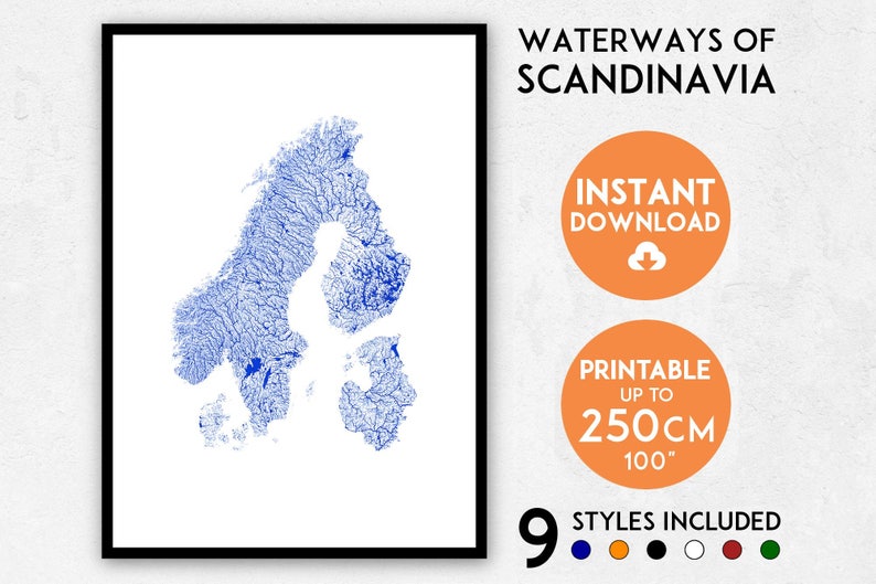 Scandinavia map print, Printable Scandinavia map artwork, Scandinavia print, Scandinavia map, Scandinavia artwork, Scandinavia poster, Europe map image relating to Scandinavia Map Printable titled Scandinavia map print, Printable Scandinavia map artwork, Scandinavia print, Scandinavia map, Scandinavia artwork, Scandinavia poster, Europe map