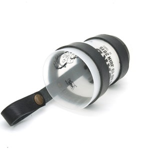 Black Leather Cup Holder
