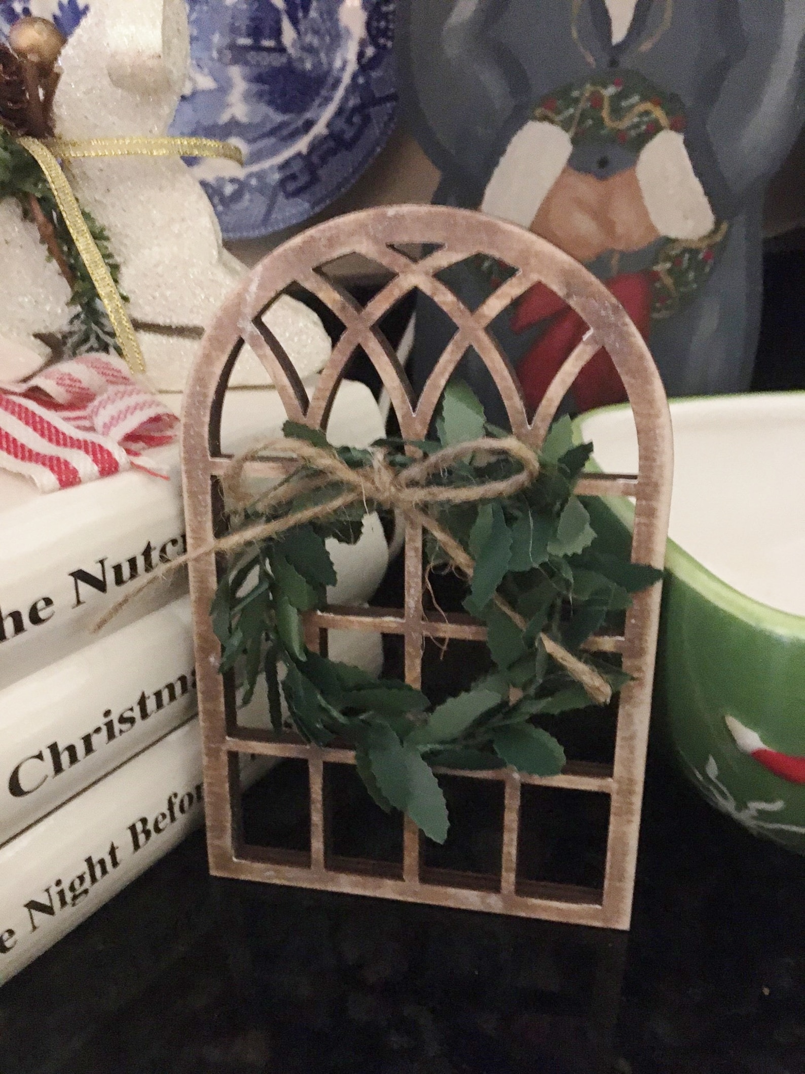 Rustic Arched Wood Window, Tiered Tray Decor, Farmhouse Style - Etsy