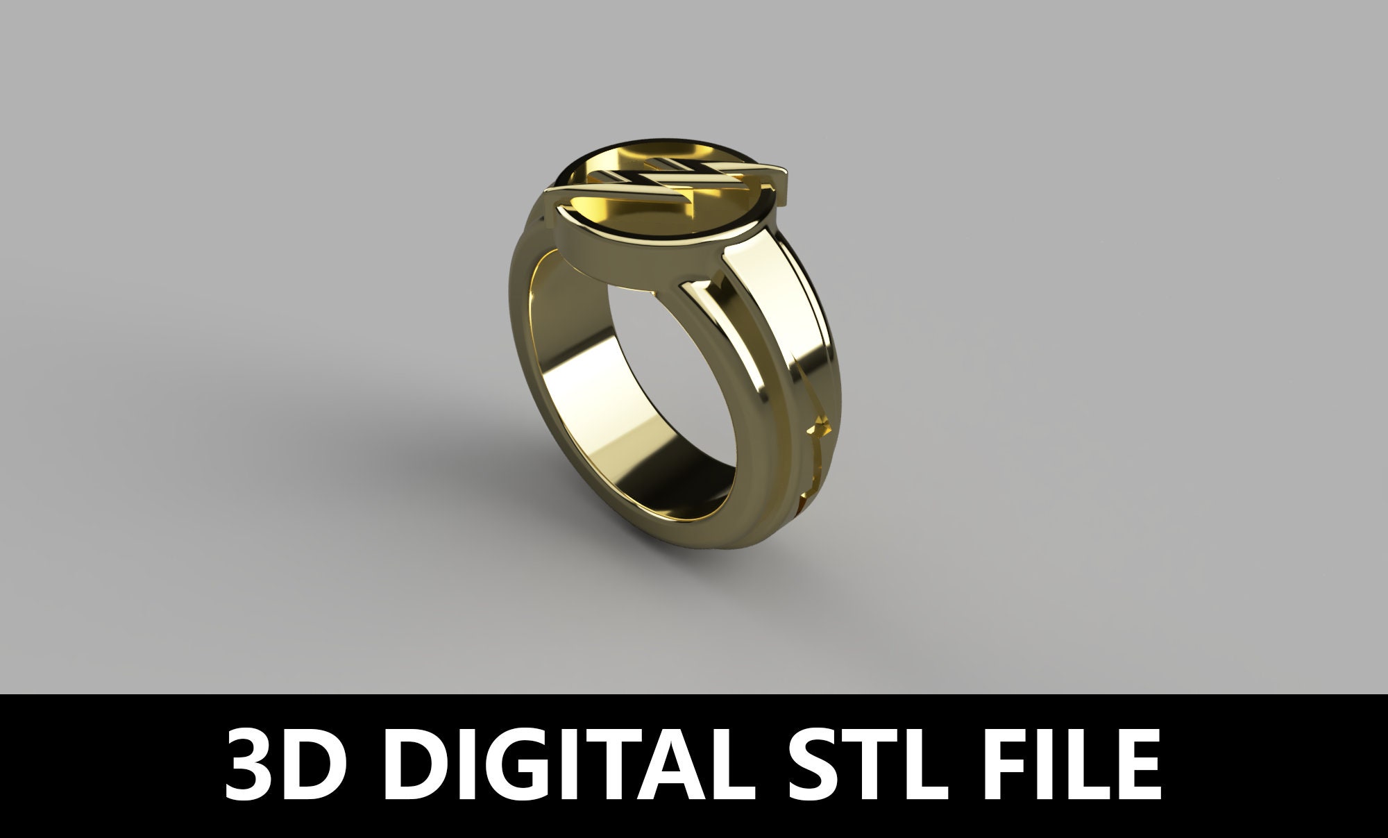 Model 3d STL Ring Flash Superhero Justice League DC 3D for Etsy