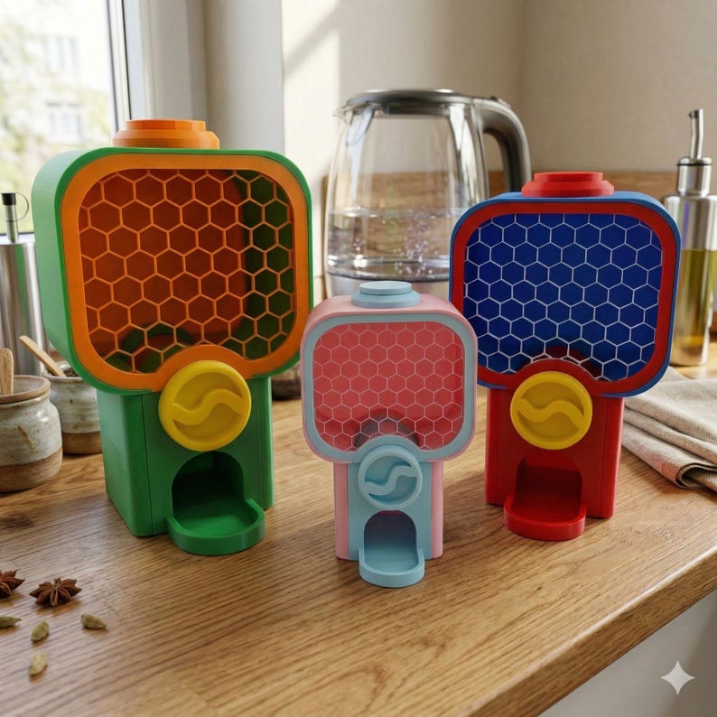 Máquina expendedora Gashapon impresa en 3D: recompensas para el aula, incentivos para tareas escolares, premios para terapia. imagen 1