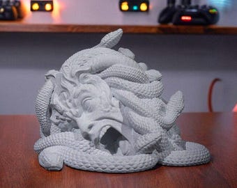 Medusa’s Gaze Dice Tower - Mythological TTRPG Accessory