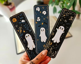 Segnalibro a forma di fantasma – Regalo di Halloween per gli amanti dei libri
