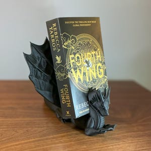 3D Printed Dragon Book Holder: Fantasy Book Lover Gift