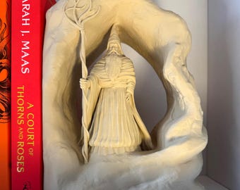 3D Printed Wizard Bookend | Tom Bombadil-Inspired Fantasy Decor