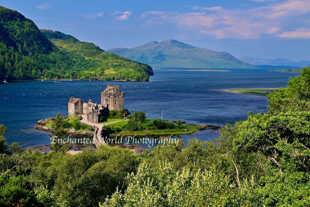 Scottish Castle Print, Eilean Donan Castle