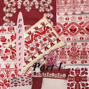 16 ungarische Siebenbürgen Udvarhelyi Vintage Stickmuster