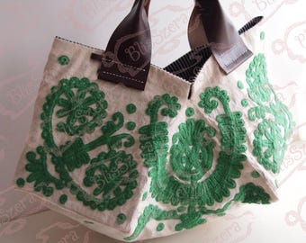 Motif de broderie hongrois moderne Kalotaszegi pour un sac à main unique, motif numérique