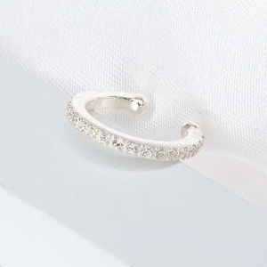 CZ Diamond Cuff Earring, Conch Ear Cuff Earring, Orbital Earring