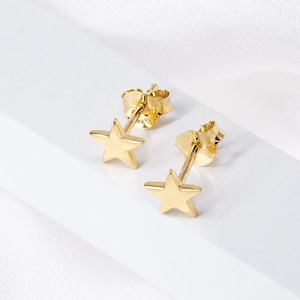 Star Stud Earrings Pair/Single, Hypoallergenic, Ear Lobe Stud, Modern Minimalist Celestial Jewelry, Gift For Women